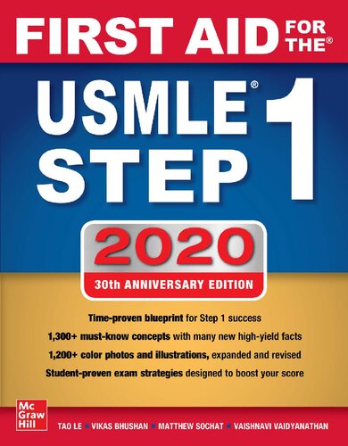 First Aid For the USMLE Step 1 2020, Thirtieth Edition 30th Edition