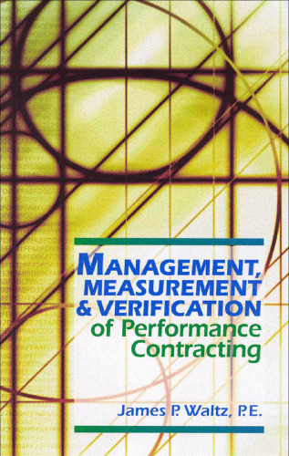 Management, Measurement & Verification of Performance Contracting