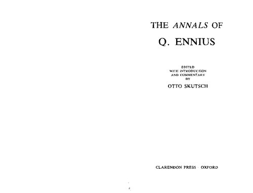 The Annals of Q. Ennius