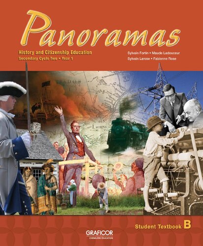 Panoramas : history and citizenship education, secondary cycle two, year 1. Student Texbook B