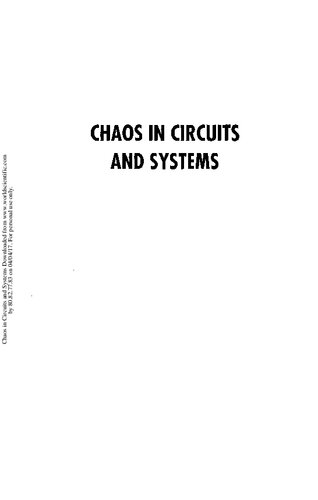 Chaos in Circuits and Systems