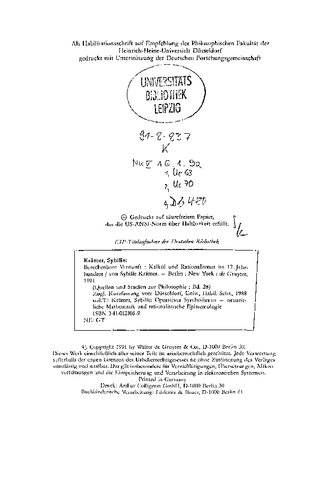 Berechenbare Vernunft