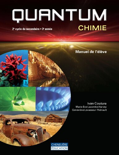 Quantum : chimie : 2e cycle du secondaire, 3e année : manuel de l'élève