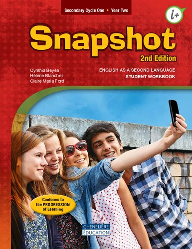 Snapshot. Student workbook : English as a second language, secondary cycle one - year two