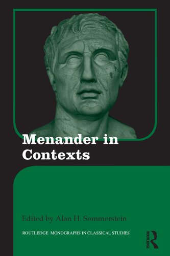 Menander in Contexts