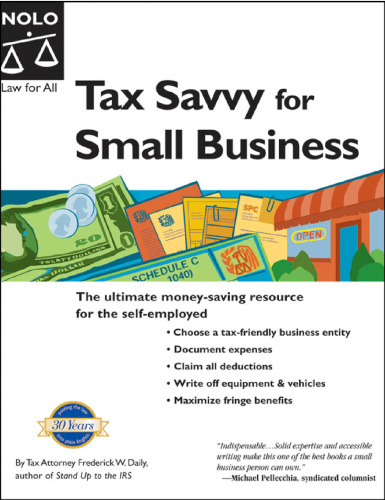 Tax Savvy for Small Business: Year-Round Tax Strategies to Save You Money 9th Edition