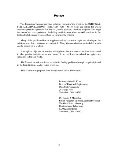 Antennas for all Applications-Solution Manual