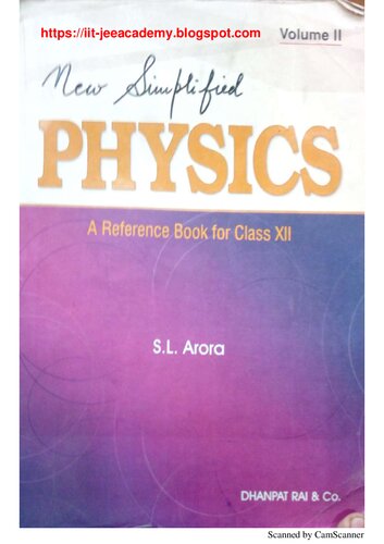 New Simplified Physics : A Reference Book for Class 12 Vol 2