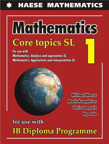 Mathematics Core Topics SL 1