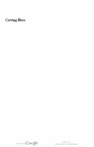 Carving blocs: communal ideology in early twentieth-century Bengal