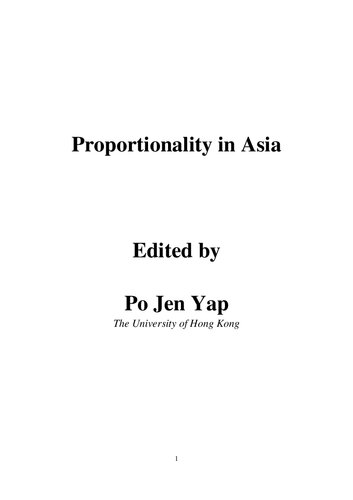 Proportionality in Asia