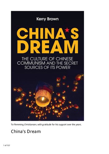 China's Dream: The Culture of Chinese Communism and the Secret Sources of Its Power
