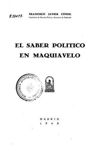 El saber político en Maquiavelo
