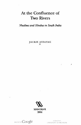 At the confluence of two rivers_ Muslims and Hindus in South India