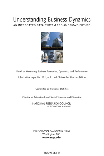 Understanding Business Dynamics: An Integrated Data System for America's Future