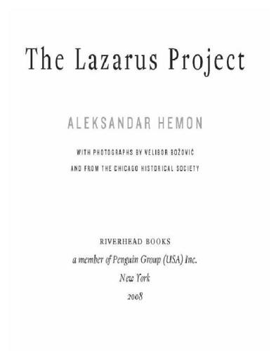 The Lazarus Project