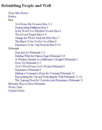 Exalting Jesus in Ezra and Nehemiah