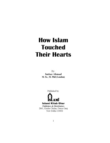 International Muslim youth: (how Islam touched their hearts)