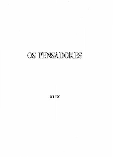 Os Pensadores 49