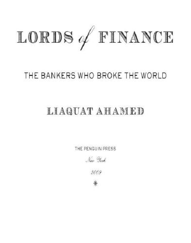 Lords of Finance