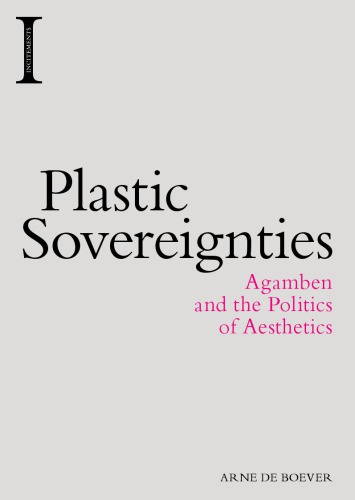 Plastic sovereignties: Agamben and the politics of aesthetics