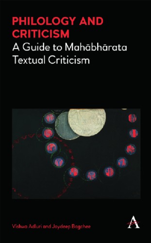 Philology and criticism: a guide to Mahābhārata textual criticism