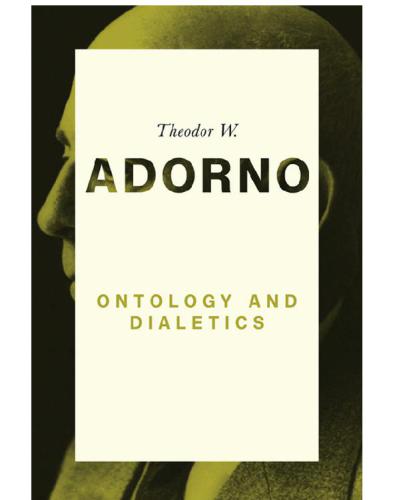 Ontology and dialectics: 1960/61