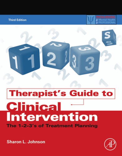 Therapist's guide to clinical intervention: the 1-2-3's of treatment planning