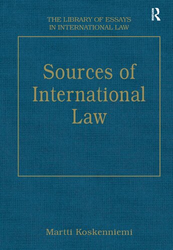 Sources of International Law ()