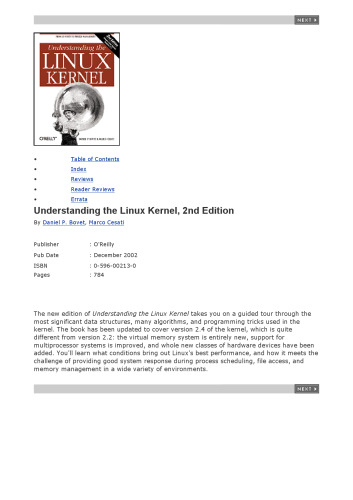 Understanding the Linux Kernel