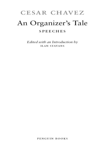 An organizer's tale speeches