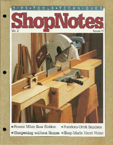 Woodworking Shopnotes 011 - Power Miter Saw