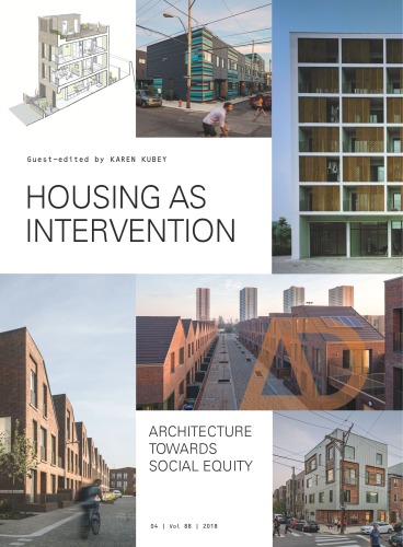 Housing as intervention: architecture towards social equity