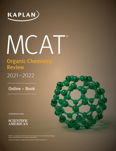 MCAT Organic Chemistry Review 2021-2022 (Kaplan Test Prep)