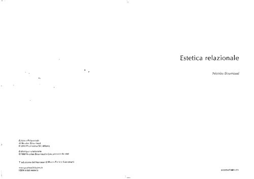 Estetica relazionale