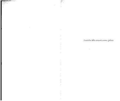 Estetica dei nuovi media. Forme espressive e network society