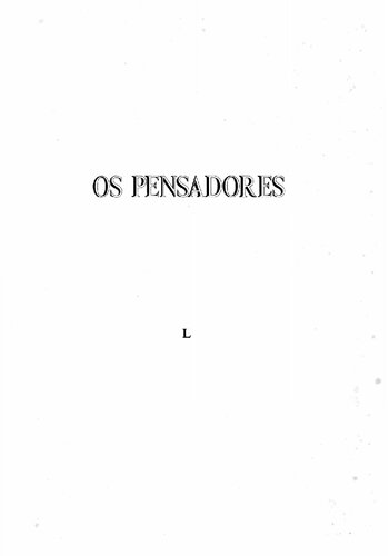 Os Pensadores 50