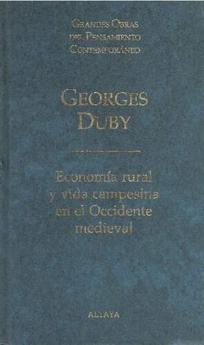Economía rural y vida campesina en el Occidente medieval
