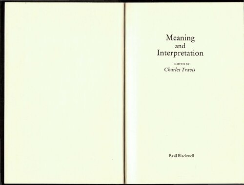 Meaning & Understanding