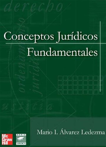 Conceptos Juridicos Fundamentales (Spanish Edition)
