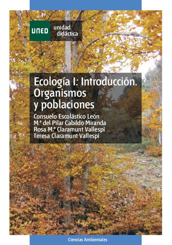 Ecología I: introducción. Organismos y poblaciones