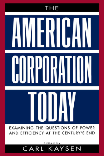 The American Corporation Today