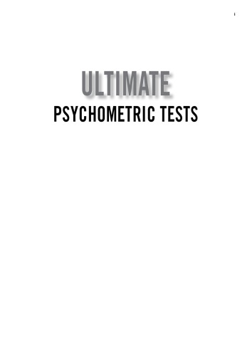 Ultimate Psychometric Tests