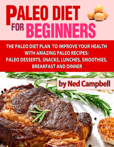 Paleo Diet For Beginners Amazing Recipes For Paleo Snacks, Paleo Lunches, Paleo Smoothies, Paleo Desserts, Paleo Breakfast, and Paleo Dinners