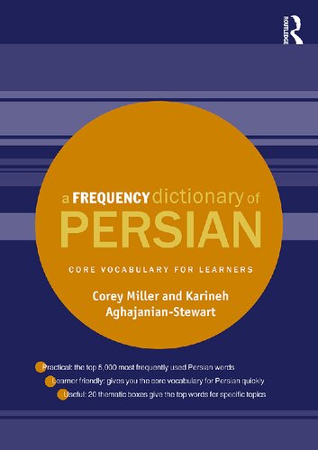A Frequency Dictionary of Persian