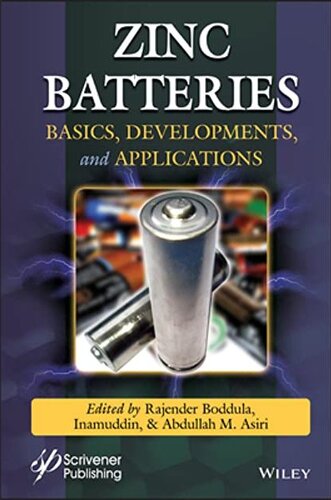 Zinc Batteries: Basics, Development and Applications