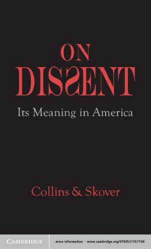 On dissent: its meaning in America