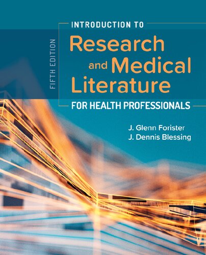 Introduction to research and medical literature for health professionals
