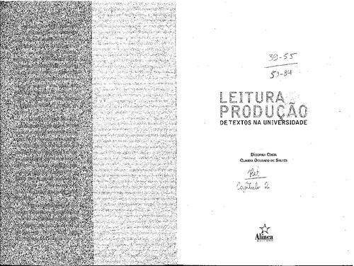 Leitura & Produção de Textos na Universidade