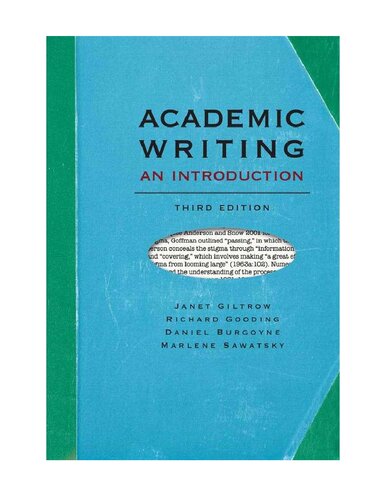 Academic Writing: An Introduction